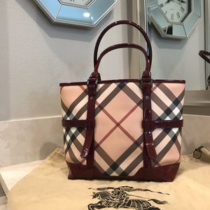 Burberry Novacheck Tote